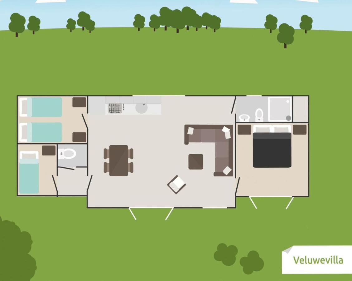 6-Persoons Veluwe Villa Voorthuizen Exteriör bild